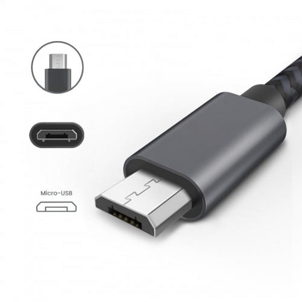18W Quick Home Charger w MicroUSB 6ft USB Cable Y4A for Motorola Google Nexus 6, DROID MAXX 2 - Nokia 6, 2 V - Samsung Galaxy Stardust Sol Sky, S7 S6 S5, Sport (SM-G860P) Mini S4 Mega SPH-L600