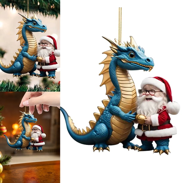 Adornos Colgantes WDOplteas Dragón Bebé Acrílico Navidad