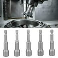 thumbnail image 6 of 5pcs 10mm Magnetic Nut Driver Hex Head Socket Power Drill Bit Set for DIY and Maintenance, 6 of 6