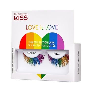 KISS Limited Edition Pride False Eyelashes, ‘Rainbow’, 1 Pair