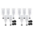 thumbnail image 1 of 2X Kit de Tapas de Fermentación, Esclusa de Aire para Esclusas de Aire de Fermentación con Ojales Negros Esclusa de Aire Burbuja para Cerveza Y Vino, Tarro de Cristal, 1 of 8