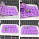 thumbnail image 4 of Molde para hornear galletas para perros JINMJMXG Molde de silicona con forma de pata y hueso de cachorro Rosa y Morado 10 garras de perro y gato 21,8 x 11 x 2 cm 18 con hueso 22,5 x 14,2 x 1,2 cm, 4 of 5