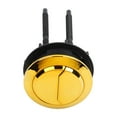 thumbnail image 1 of Gold Electroplated Dual Flush Toilets Buttons Perfect Fit for Bathrooms, 1 of 9