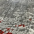 thumbnail image 4 of Luxe Weavers Euston Collection Abstract Area Rug 7680 Red 5x7, 4 of 9