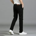 thumbnail image 3 of Antqov Jeans for Men, Solid Color Slim Skinny Straight Leg Pants with Pockets, Trendy Fashion Jeans Pants, 3 of 3