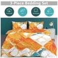 thumbnail image 5 of 3 Pcs Soft Bedding Set, Includes 1 Duvet Cover with Zipper And 2 Pillow,Shams Marble Texture Twin(86"x70"), 5 of 8