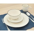 thumbnail image 2 of Baum WREN16I Alix Dinnerware Set, Ivory - 16 Piece, 2 of 6