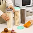 thumbnail image 4 of TanSiDing Airtight Food Storage Containers with Locking Lids - Clear Kitchen Canisters for Pantry Organization, Dry Goods, Cereal, Flour, Sugar, Snacks, Bulk Foods, Leak Proof, BPA Free, Stackable, 4 of 8