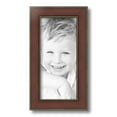 thumbnail image 2 of ArtToFrames 6" x 13" Honors Mahogany with Gold Picture Frame, 6x13 inch Brown Wood Poster Frame (WOM-5156),  Pack, 2 of 7
