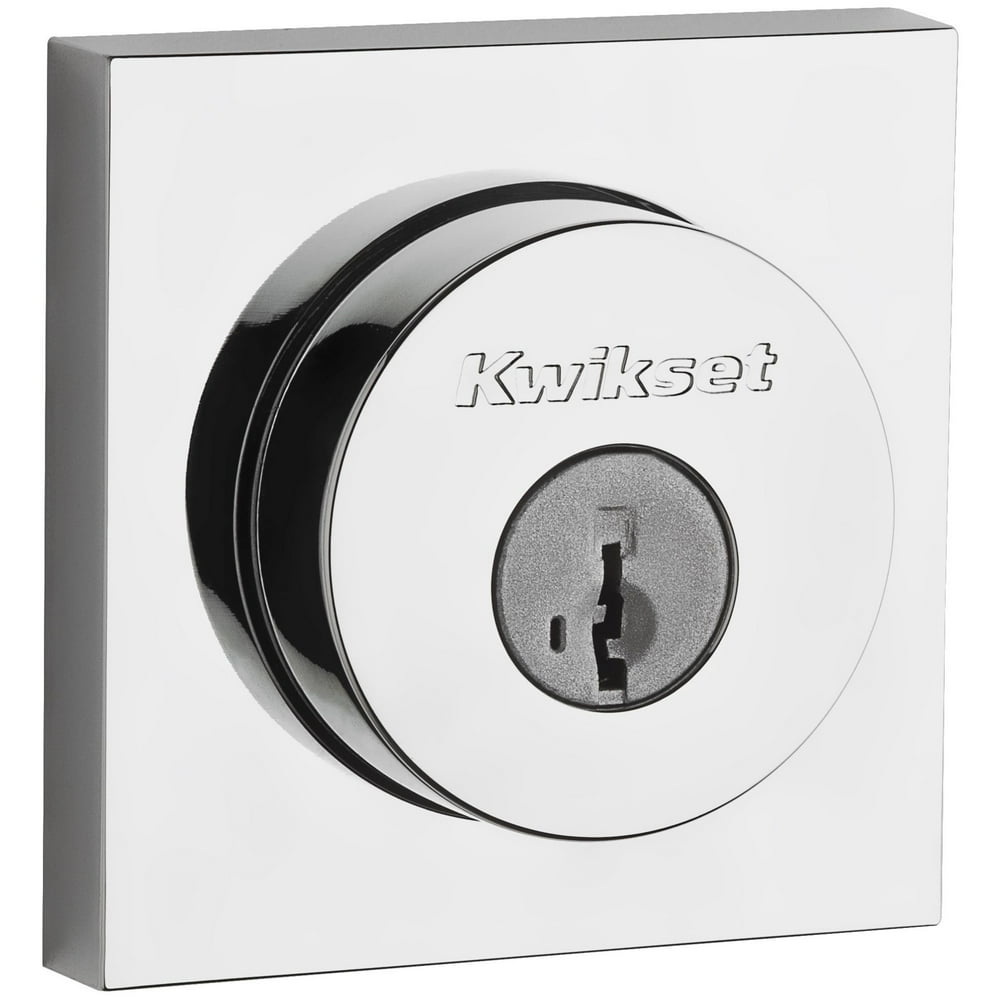 Kwikset 159SqtS Halifax Double Cylinder Deadbolt Chrome Walmart