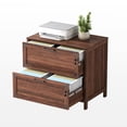 thumbnail image 2 of 2-Drawer Farmhouse Filing Cabinet with Lock   Home Office File Storage Cabinet, 2 of 15