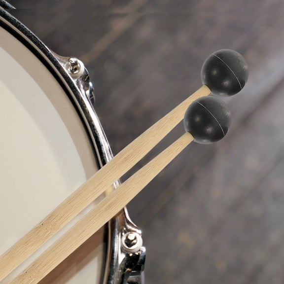 PTOOTP  Sound Production Drum Mallets Bamboo 2 Pcs for Music Therapy and Practice