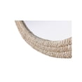 thumbnail image 5 of Elegant Decor Oval Cornhusk Mirror 27x36 in Linen White, 5 of 10