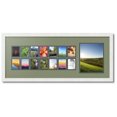 thumbnail image 1 of ArtToFrames Collage Photo Picture Frame with 1 - 8x10 and 14 - 2.5x3.5 Openings, Framed in White with Basil and Black Mats (CDM-3966-249), 1 of 1