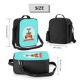 thumbnail image 2 of Wall-E Lunch Bag, Reusable Lunch Tote Bag, Insulated Lunch Box, Portable Lunch Bento Box For College Work Office Picnic 10.5*8*4.5 Inch, 2 of 9