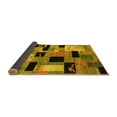 thumbnail image 2 of Ahgly Company Indoor Rectangle Abstract Yellow Modern Area Rugs, 2' x 5', 2 of 4