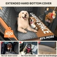 thumbnail image 5 of Dog Car Seat Cover for Back Seat, Hard Bottom Back Seat Extender for Dogs - Supports 400lbs, Back Seat Pet Cover, Dog Hammock for Car SUV and Trucks, 5 of 7