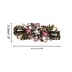 thumbnail image 4 of Ofertas Únicas 1 Pc Clip para el Cabello Vintage Rhinestone Flor de Cuatro Pétalos Rosa, 4 of 5