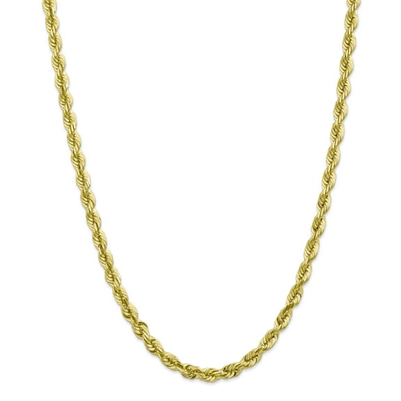 10K 5.5mm Diamond-Cut Rope Chain
