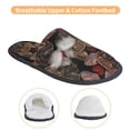 thumbnail image 3 of Balery Hearts and French Bulldog Pantuflas de Casa de Felpa Silenciosas con Diseño Estampado, Zapatillas Cómodas Antideslizantes de Algodón para Interior-Large, 3 of 8