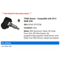 thumbnail image 2 of TPMS Sensor - Compatible with 2014 BMW 428i, 2 of 2