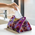thumbnail image 5 of Kdxio Fruit Parfait Colorful Print Tissue Box Cover,Modern PU Leather Rectangular Tissue Box Holder for Bathroom Living Room Bedroom Office Desk Car Home, 5 of 6