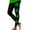 Black, variant on St Patricks Day Leggings for Women Casual Shamrock Printed Straight Stretch Leggings Irish Green Soft Comfortable High Waist Tummy Control Workout Yoga Pants Army Green M