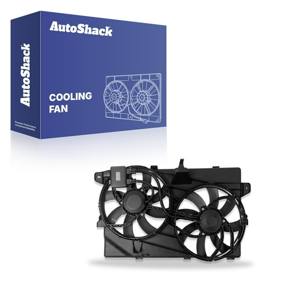 AutoShack Radiator Cooling Fan Assembly | Replacement for 2007-2014 Ford Edge 2007-2015 Lincoln MKX | 1-PC