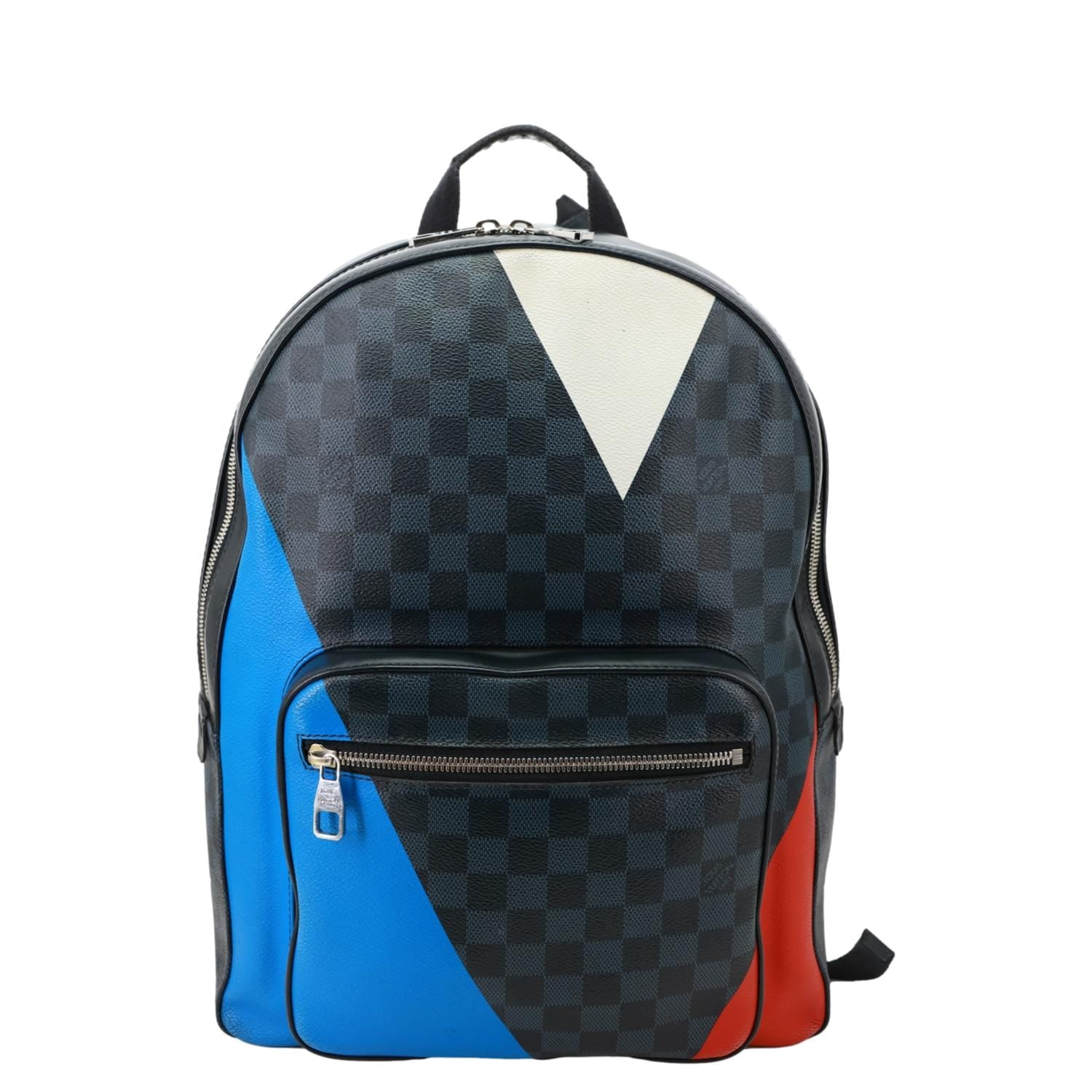 Louis Vuitton  Josh America\'s Cup Regatta Damier Cobalt Canvas Backpack Blue Louis Vuitton Damier Cobalt Latitude America main image 2