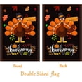 thumbnail image 3 of Happy Thanksgiving Flags,Thanksgiving Garden Flag 28 x 40 Inch Thanksgiving House Flag Double-Sided 2 Layer Thanksgiving Turkey House Flag For Thanksgiving Decoration, 3 of 6