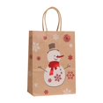 thumbnail image 2 of CurioCo Kraft Paper Gift Bags with Handles - Printed Reusable Small Gift Bags for Birthday Parties, Holiday Favors & Business Gifts, 2 of 3