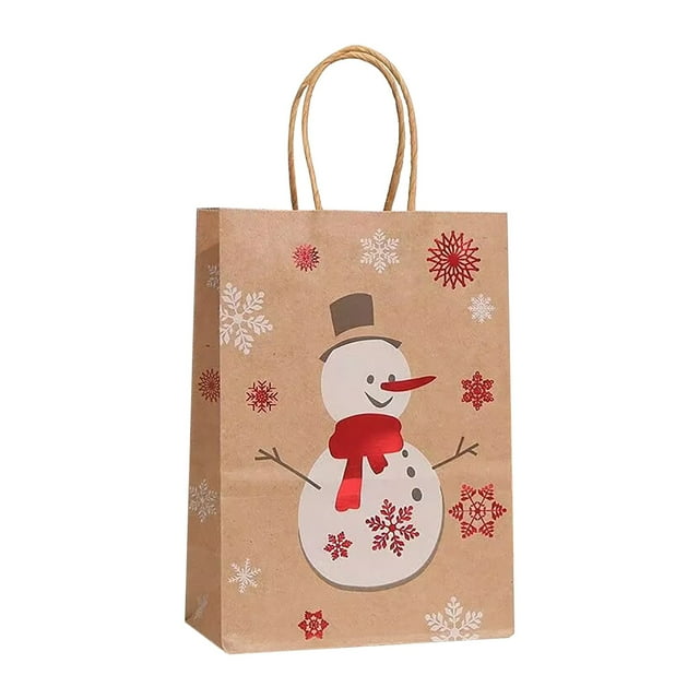 Beautifully Crafted Souvenir Gift Bags With Designs Made From Kraft Paper