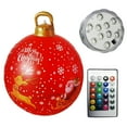 thumbnail image 1 of 60cm Inflatable Christmas Ball PVC Glow Christmas Inflatable Ball (Style S), 1 of 8