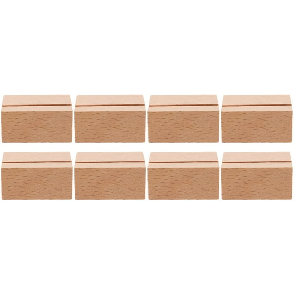 Set of 2 Solid Wood Dining Table Display Stand Easels for Puzzle Boxes Desktop Office