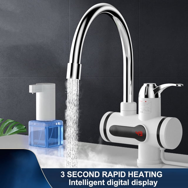 Awdenio Household Electric Hot Water Faucet, Instant Heating Type Kitchen Washing Dishes, Fast Heating Three-second Speed Hot Water Faucet
