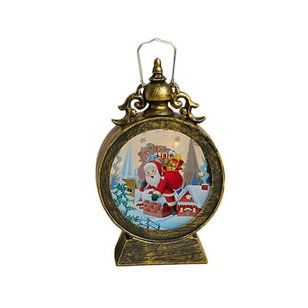 

Lighted Christmas Decor Battery Include Clear LED Lights Hanging Lantern Christmas Tree Pendant Novel Props Light for Xmas Party Home Decor