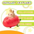 thumbnail image 4 of BESTSKY 2Pcs Toy Cars,Plastics Baby Car Toys,Portable Design Car Toys for Babies,style4, 4 of 7
