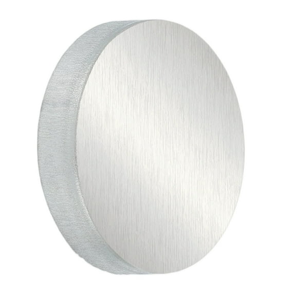 6061 Aluminum Disc, 1 Pcs 2x2/5 Inch Round Flat Plain Aluminum Plate, Aluminum Metal Plate for Industrial Crafting DIY