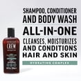 thumbnail image 2 of Champú, acondicionador y gel de baño 3 en 1 Chamoline Plus Pine de American Crew para hombres, 33,8 oz, 2 of 8