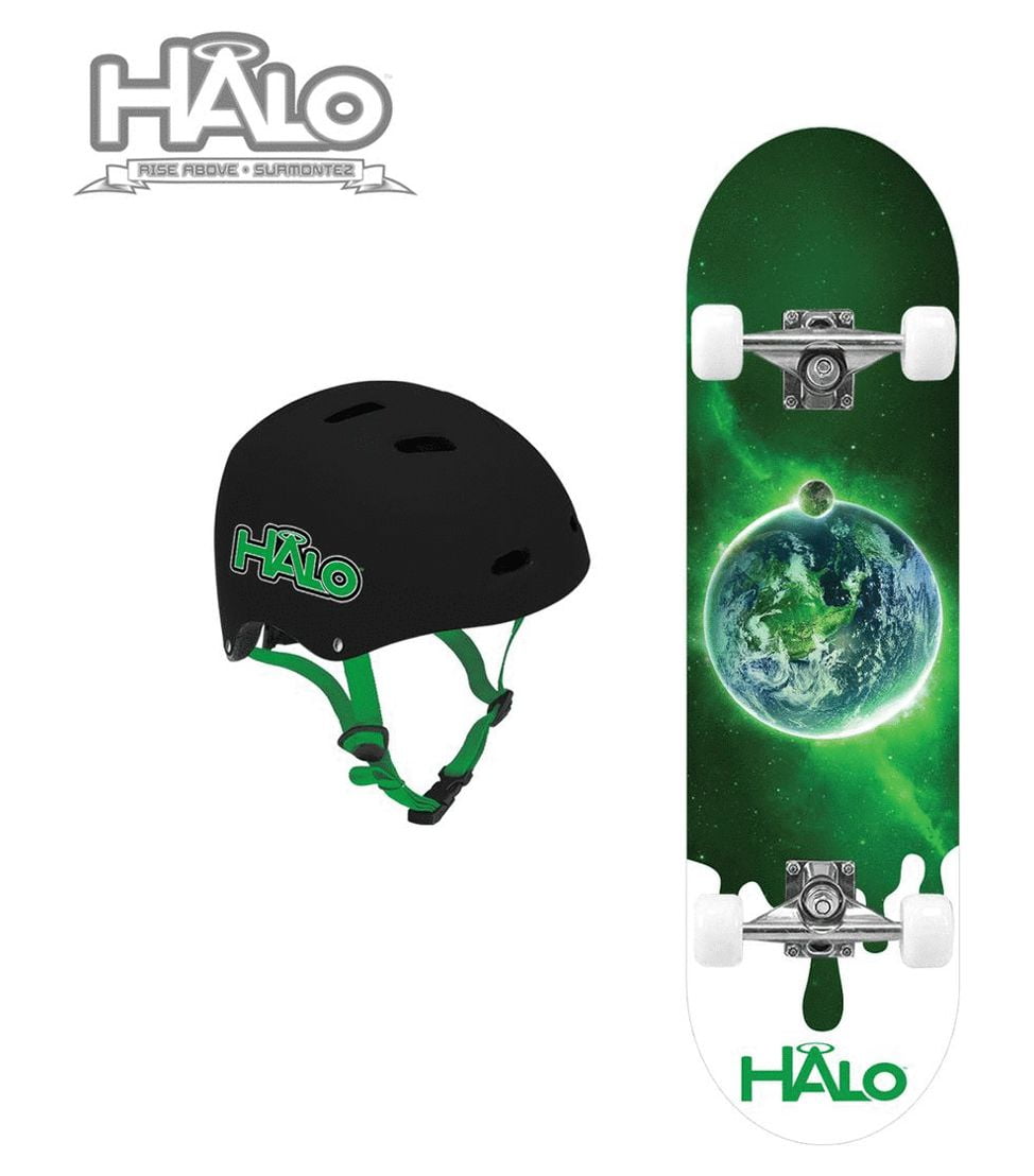 Halo Rise Above Skateboard Combo, Green