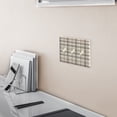 thumbnail image 5 of Yayeee Toggle Light Switch Wall Plate 2-Gang 4.56"x4.48" Decorative Outlet Cover, Beige Plaid Pattern, 5 of 7