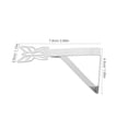 thumbnail image 2 of KAKOWELY 12Pcs Table Skirt Clips Silver Stainless Steel For Outdoor Meetings And Banquets With Adjustable Design, 2 of 8
