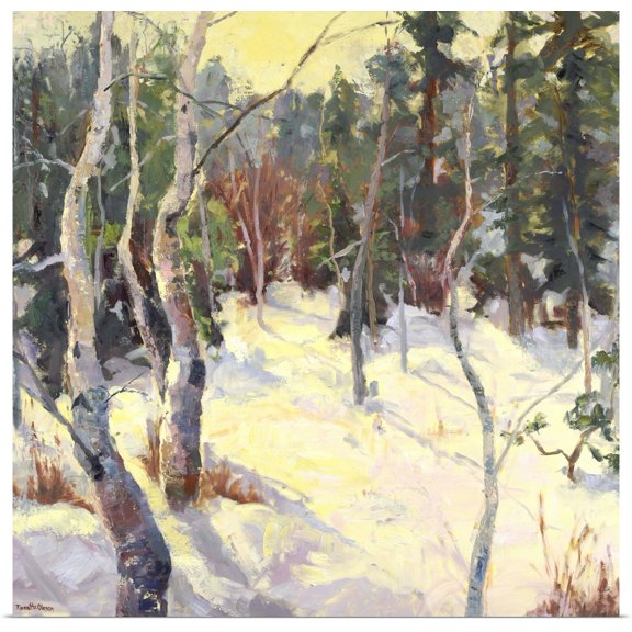 Great BIG Canvas | "Four Seasons Aspens IV" Art Print - 30x30