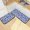 Daisy Flowers and Leaves, variant on Dailycode 2 Pcs Kitchen Rug Set Non Slip Absorbent Soft Floor Mats for Kitchen Bathroom Cartoon Happy Animal Face 19.7"x27.6" 19.7"x47.2"