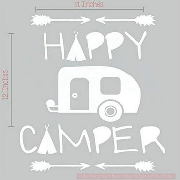 Best Memories Made Camping Vinyl Lettering RV Art Wall Sticker Decals ...