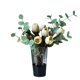 thumbnail image 5 of Xiao Hua Ramo de 2 flores artificiales de tacto real, flores falsas para decoración del hogar, oficina, boda, arreglo floral (naranja, 13,8 pulgadas de largo), 5 of 5