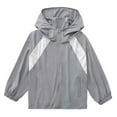 thumbnail image 5 of Xdegoge Kids Waterproof Rain Jacket with Hood Lightweight Boys and Girls Raincoat Hooded Zip Up Jackets Outerwear, 5 of 5