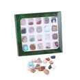 thumbnail image 1 of 20 Sortes de Spécimens de Cristal Naturel Mélangé Boîte-Cadeau de Collection d'Éducation Précoce, 1 of 5