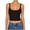 A29-Black, variant on Women's Sleeveless Tank Top Form Fitting Scoop Neck Ribbed Knit Basic Cami Shirts(Black,L)