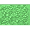 thumbnail image 1 of Ahgly Company Indoor Rectangle Southwestern Emerald Green Country Area Rugs, 4' x 6', 1 of 4